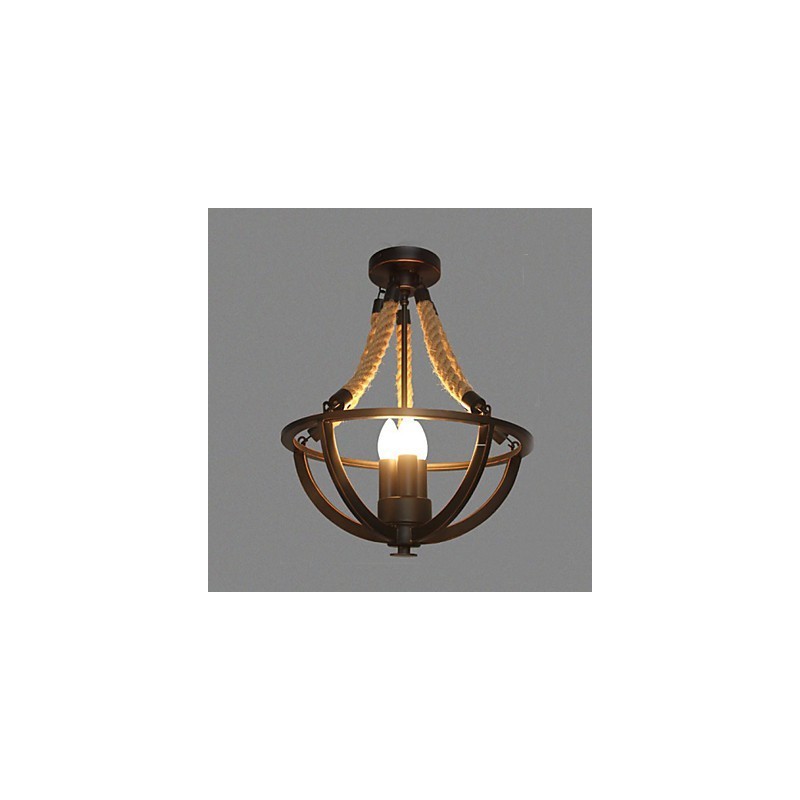 American Ceiling Retro Rope Simple Lamp