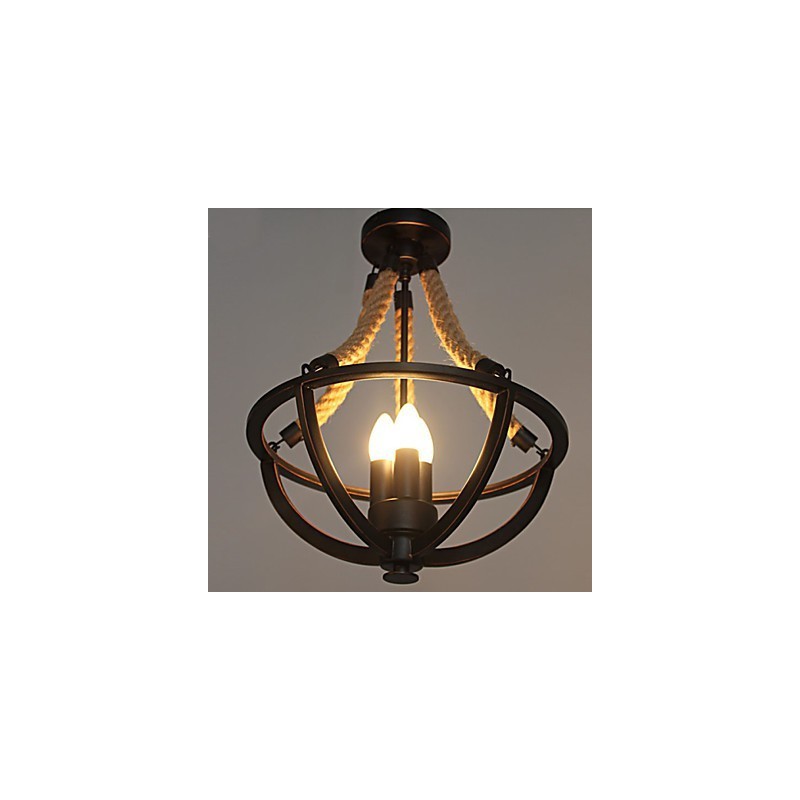 American Ceiling Retro Rope Simple Lamp