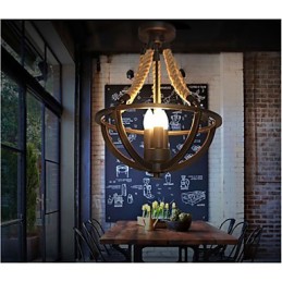 American Ceiling Retro Rope Simple Lamp
