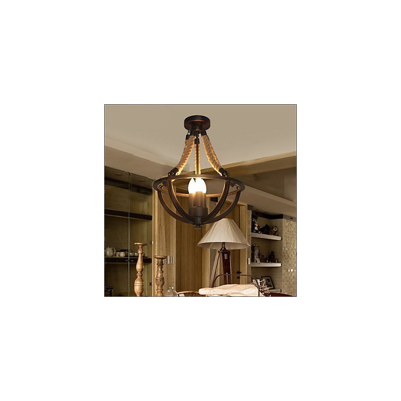 American Ceiling Retro Rope Simple Lamp