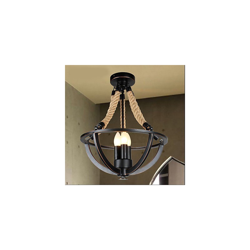 American Ceiling Retro Rope Simple Lamp