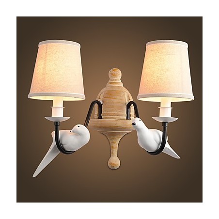 Rustic Lodge Simple Vintage Painting Feature Ambient Light Wall Sconces Wall Light