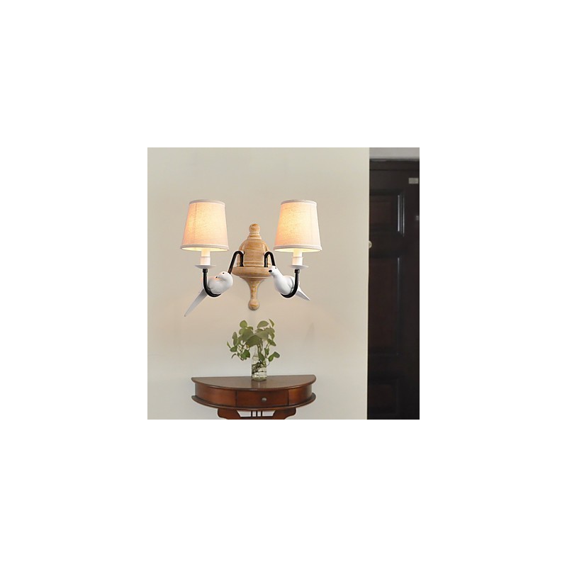 Rustic Lodge Simple Vintage Painting Feature Ambient Light Wall Sconces Wall Light