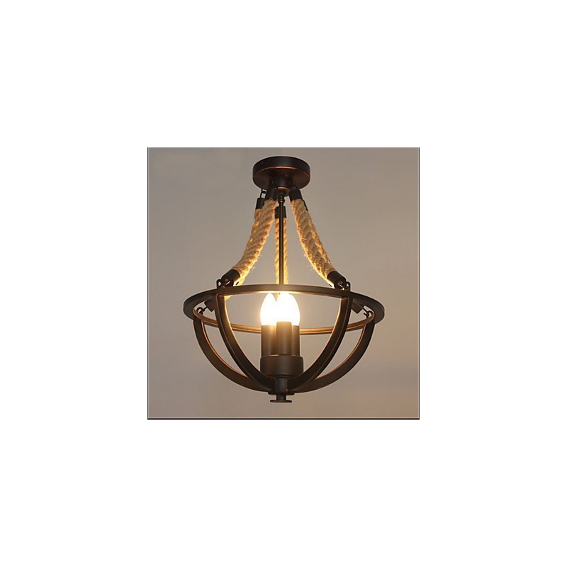 American Ceiling Retro Rope Simple Lamp