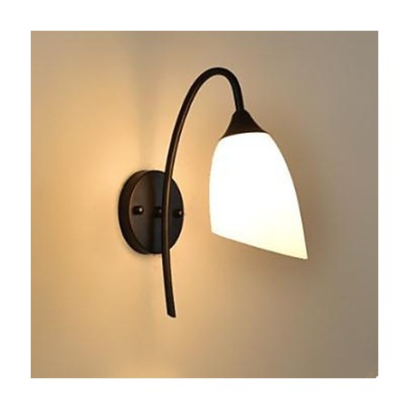 Black American Simple Bedroom Lamp Fishing Bedside Wall Lamp