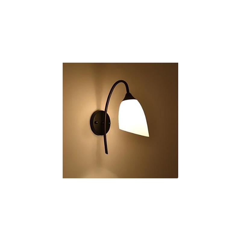 Black American Simple Bedroom Lamp Fishing Bedside Wall Lamp