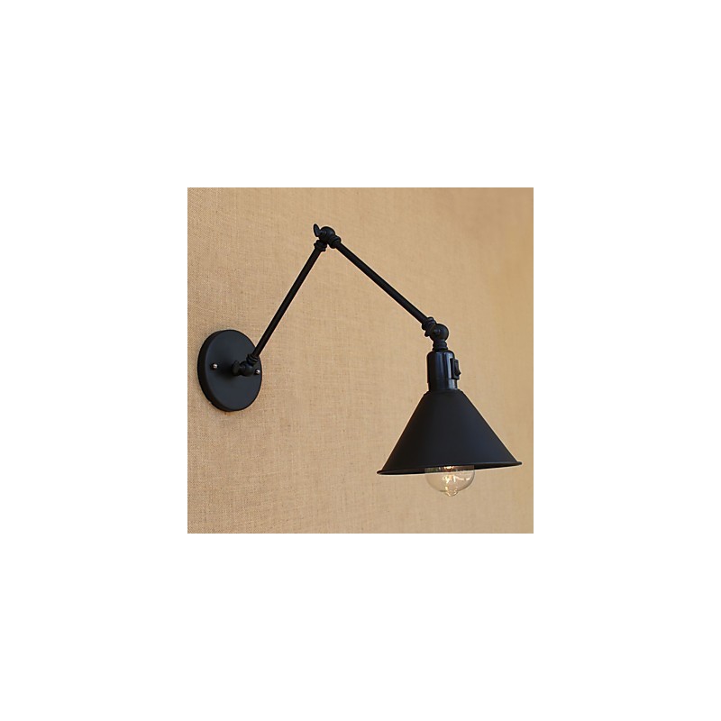 Country Retro Painting Feature for Mini Style Swing Arm Eye Protection Downlight Swing Arm Lights