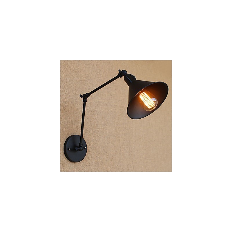 Country Retro Painting Feature for Mini Style Swing Arm Eye Protection Downlight Swing Arm Lights