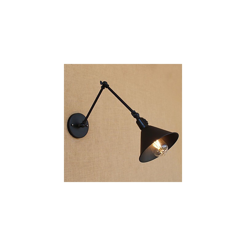 Country Retro Painting Feature for Mini Style Swing Arm Eye Protection Downlight Swing Arm Lights