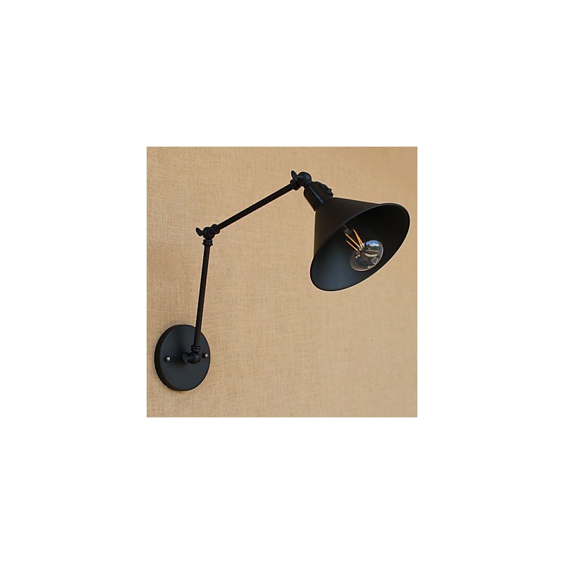 Country Retro Painting Feature for Mini Style Swing Arm Eye Protection Downlight Swing Arm Lights