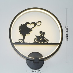 Aluminum Product Wall Lamp Modern Minimalist Creative Wall Lamp Fashionable Living Room Background Wall Balcony Lamp Corridor Lights