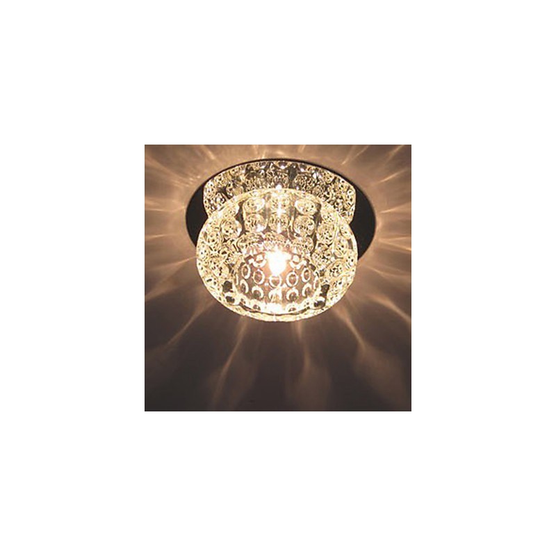 Modern Contemporary Crystal Mini Style Flush Mount