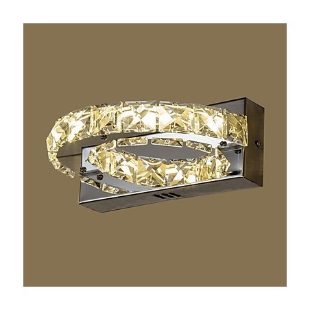 Integrated Modern Contemporary Painting Feature for Crystal Ambient Light Wall Sconces Wall Light