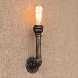 Nostalgia Simple Water Pipe Decorative Small Wall Lamp Wall Light