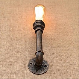 Nostalgia Simple Water Pipe Decorative Small Wall Lamp Wall Light