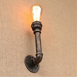 Nostalgia Simple Water Pipe Decorative Small Wall Lamp Wall Light