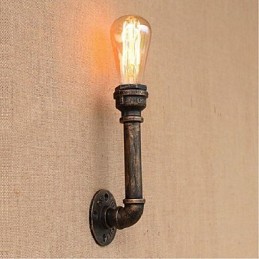 Nostalgia Simple Water Pipe Decorative Small Wall Lamp Wall Light