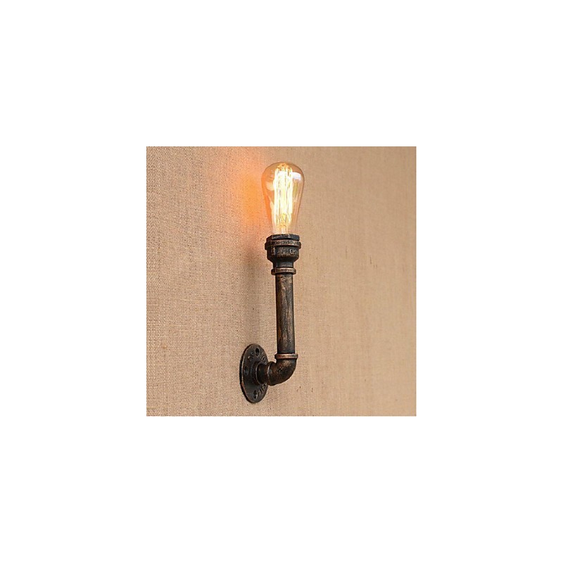 Nostalgia Simple Water Pipe Decorative Small Wall Lamp Wall Light