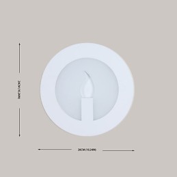 Integrated Modern Contemporary Painting Feature for Ambient Light Wall Sconces Wall Light