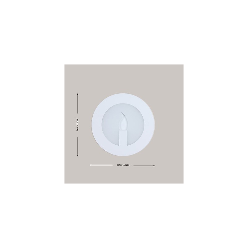 Integrated Modern Contemporary Painting Feature for Ambient Light Wall Sconces Wall Light