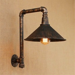 Rustic Lodge Country Antique Brass Feature for Ambient Light Wall Sconces Wall Light