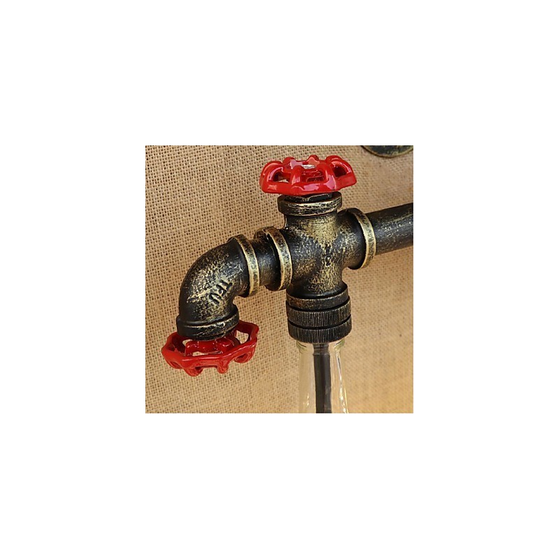 Retro Industrial Wind Switch Water Bottle Wall Lamp Wall Light Amber