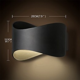 Modern Contemporary Black Oxide Finish Feature for Mini Style Ambient Light Wall Sconces Wall Light