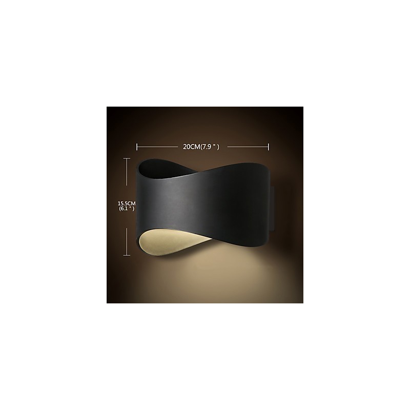 Modern Contemporary Black Oxide Finish Feature for Mini Style Ambient Light Wall Sconces Wall Light