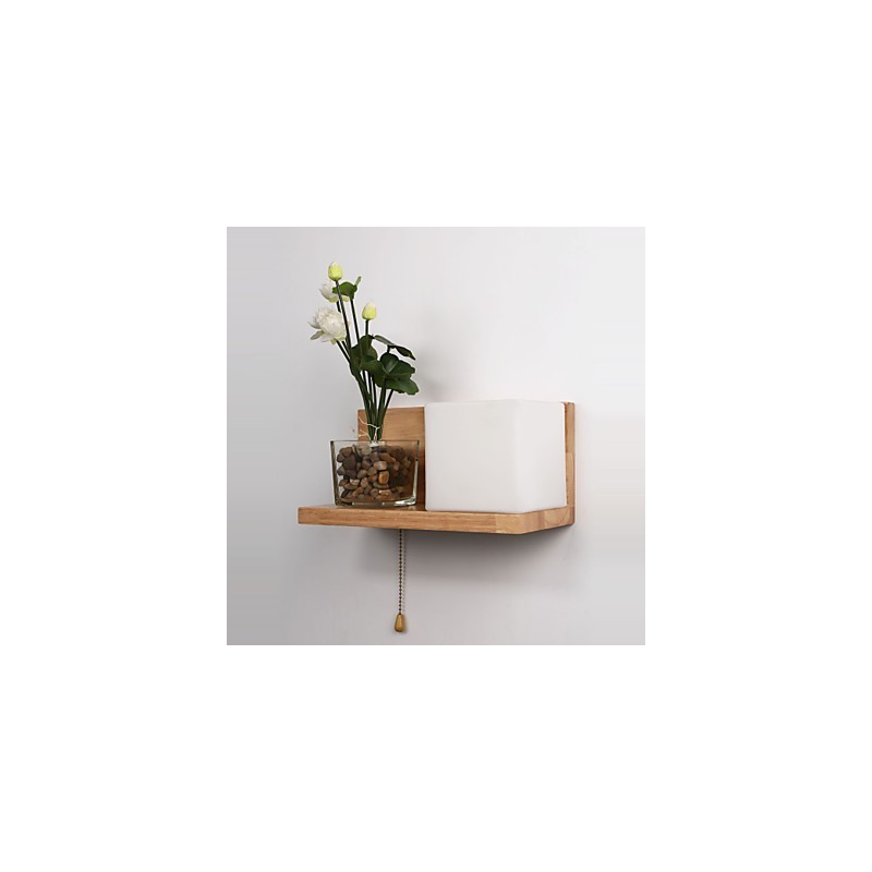 Wood Wall Sconces Max Country Style With Switch