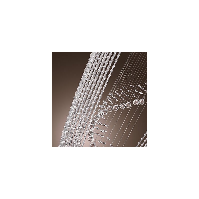 Modern Contemporary Crystal Chrome Chandelier Flush Mount