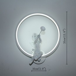 Nordic Modern Minimalist Wall Lamp Bedroom Decorative Lights Aluminum Products Lamps Angels Corridors Wall Lights