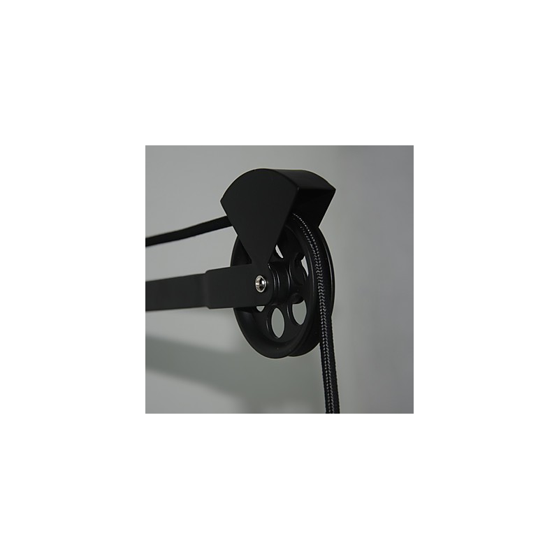 American country style wall lamp retro creative Wooden pulley wall lamp