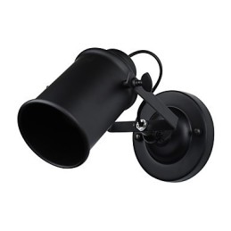 Painted Steel Wall Lamp Dumb Black American Coffee Decoration Retro Wall Light Lightsaber Lamp On Wall