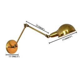 Rustic Lodge Traditional Classic Antique Brass Feature for Downlight Wall Lights Wall Light