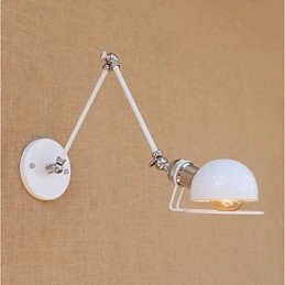 Vintage Country Painting Feature for Mini Style Swing Arm Eye Protection Ambient Light Swing Arm LightsWall