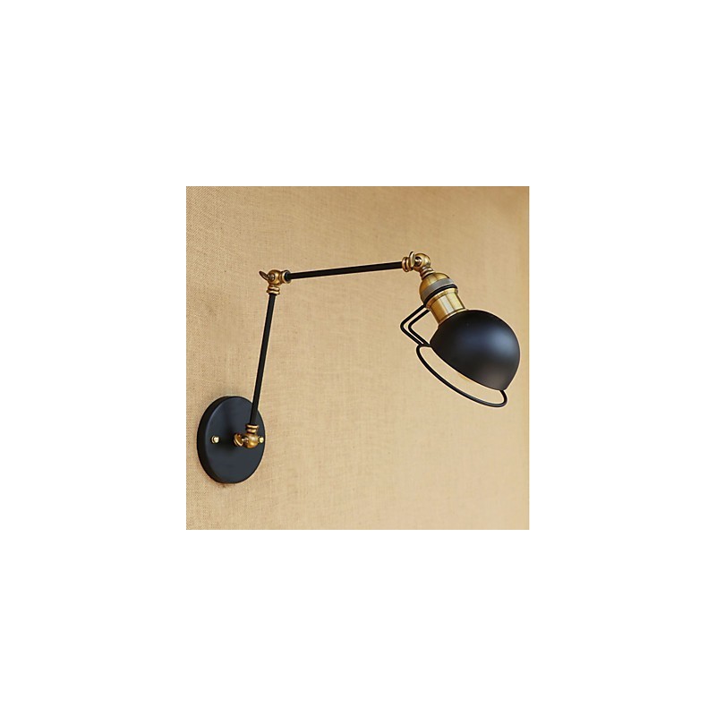 Vintage Country Painting Feature for Mini Style Swing Arm Eye Protection Ambient Light Swing Arm LightsWall