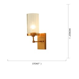 Traditional Classic Country Brass Feature for Mini Style Uplight Wall Sconces Wall Light