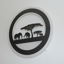 Acrylic Round Bedroom Bedside Wall Lamp Originality Modern Corridor Lamp Entrance Lamp