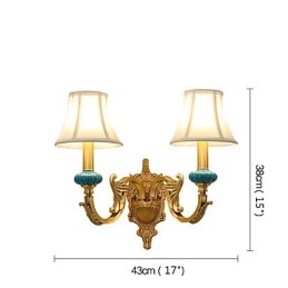 Simple Country Traditional Classic Brass Feature for Mini Style Uplight Wall Sconces Wall Light