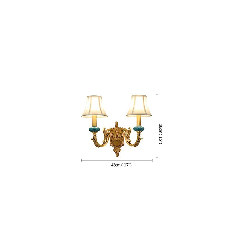 Simple Country Traditional Classic Brass Feature for Mini Style Uplight Wall Sconces Wall Light