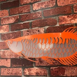 Modern Wall Lights Fish Shape Simplicity Style Acrylic Lighting Living Room Hallway Bedroom Hotel Rooms Decoration lighting