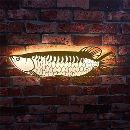 Modern Wall Lights Fish Shape Simplicity Style Acrylic Lighting Living Room Hallway Bedroom Hotel Rooms Decoration lighting