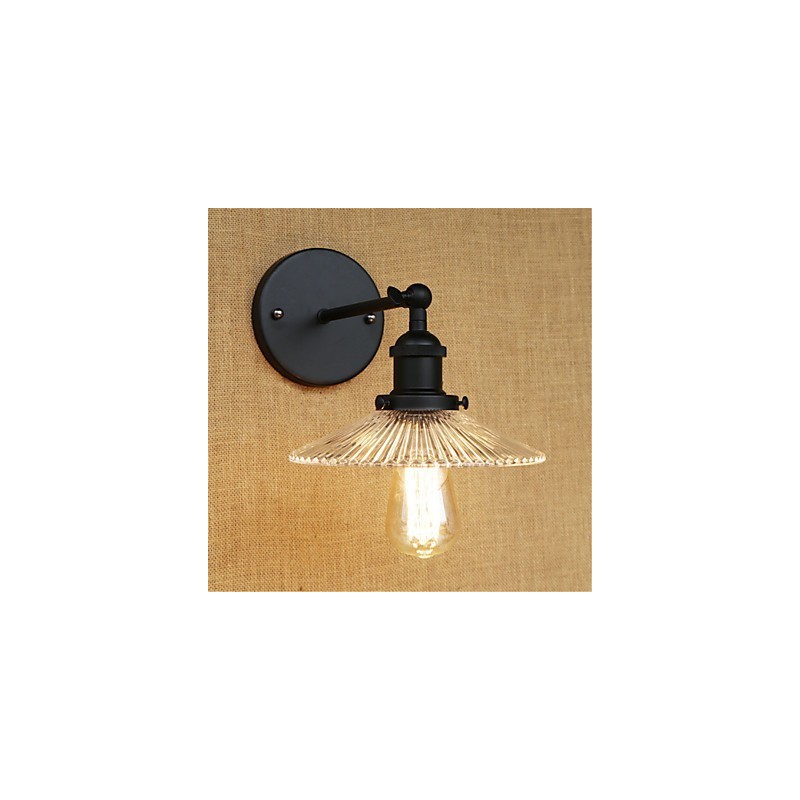 Country Retro Painting Feature for Mini Style Eye Protection Ambient Light Wall Sconces