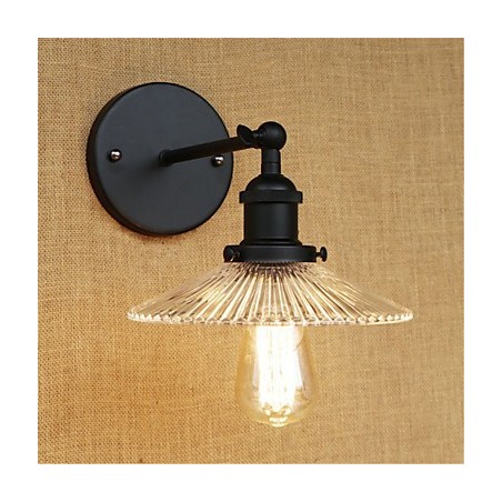 Country Retro Painting Feature for Mini Style Eye Protection Ambient Light Wall Sconces