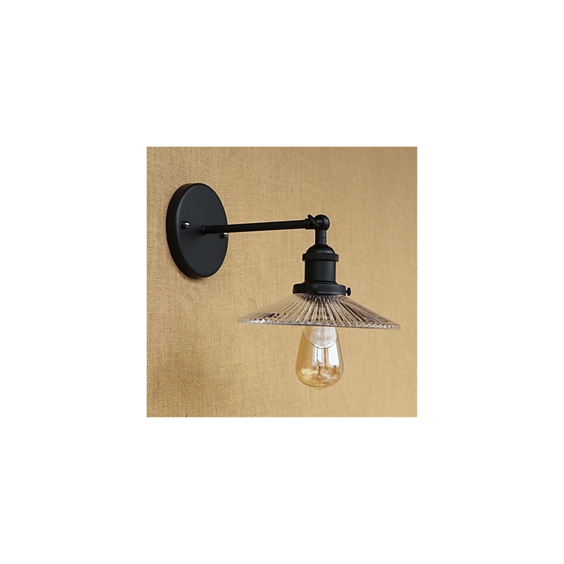 Country Retro Painting Feature for Mini Style Eye Protection Ambient Light Wall Sconces