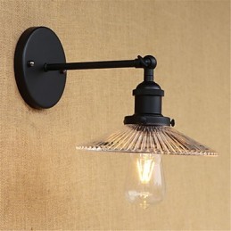 Country Retro Painting Feature for Mini Style Eye Protection Ambient Light Wall Sconces