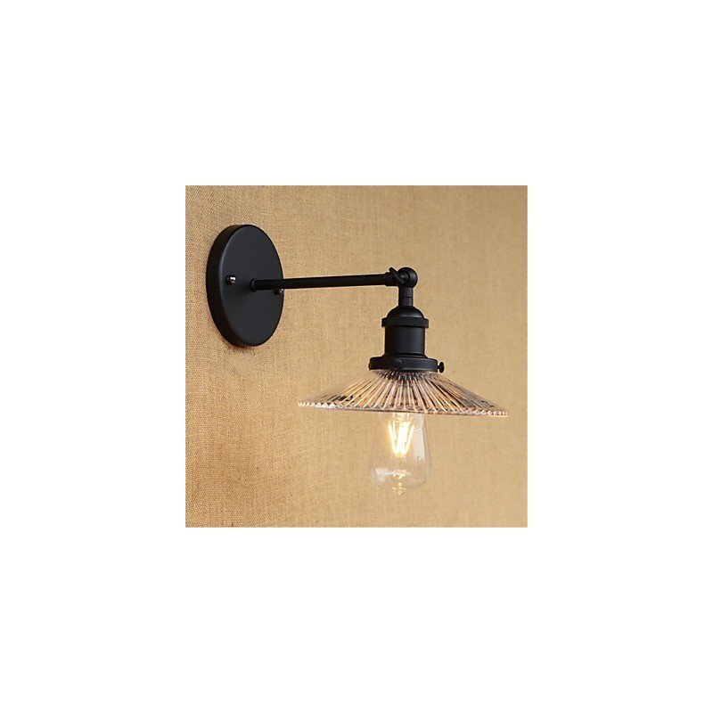 Country Retro Painting Feature for Mini Style Eye Protection Ambient Light Wall Sconces
