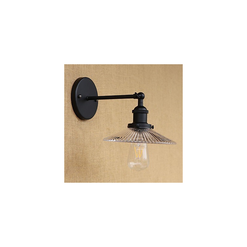 Country Retro Painting Feature for Mini Style Eye Protection Ambient Light Wall Sconces