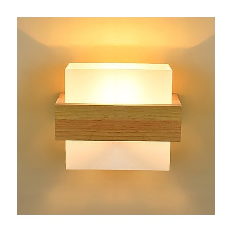 Novelty Country Feature for Mini Style Eye Protection Ambient Light Sconces Bedside Night Light Creative Balcony Wall Lamp