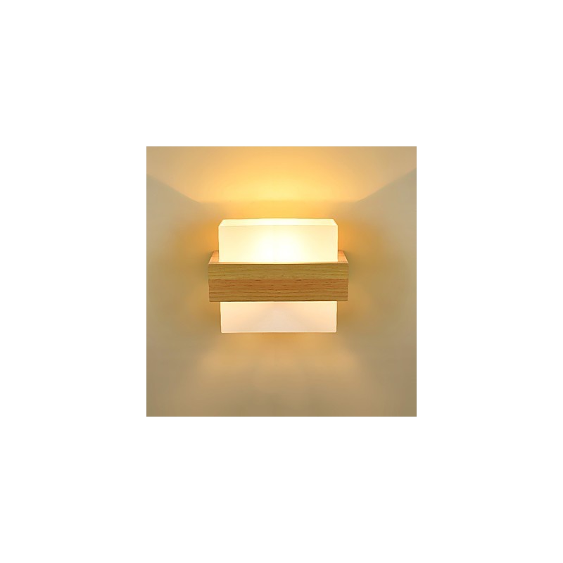 Novelty Country Feature for Mini Style Eye Protection Ambient Light Sconces Bedside Night Light Creative Balcony Wall Lamp